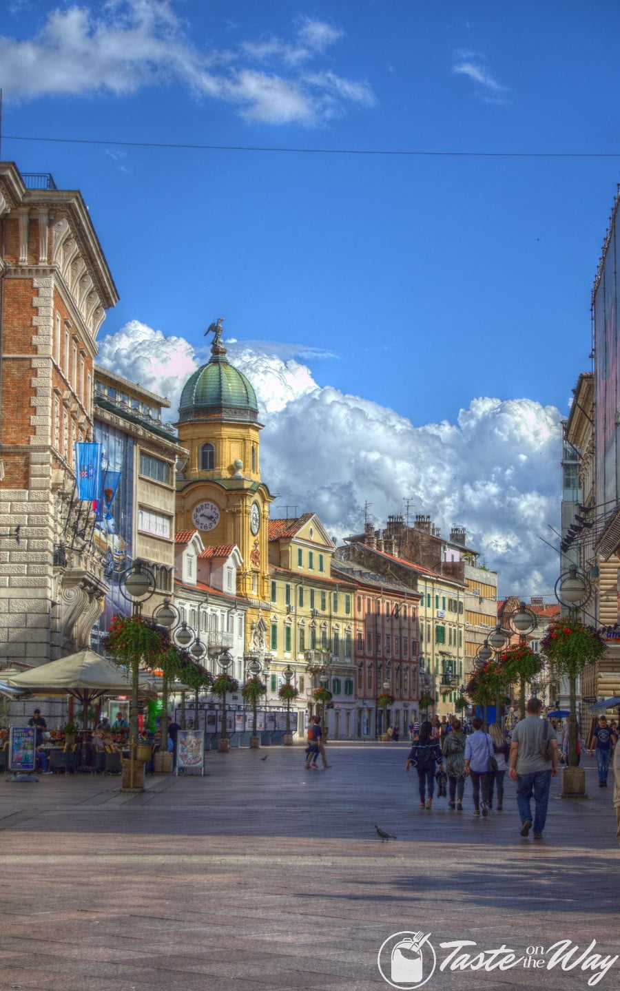One of the top reason on why you should add #Rijeka to your #Croatia #itinerary is the postcard worthy Clock Tower. Check out for more! #travel #photography @tasteontheway