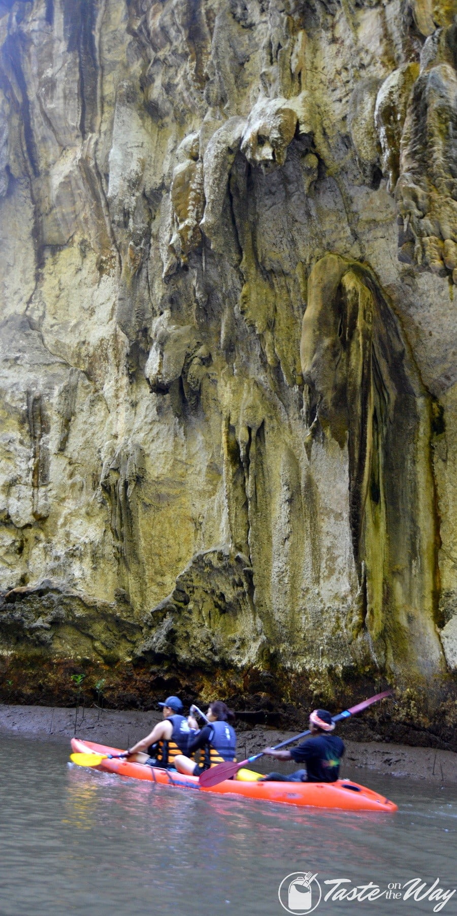 Kayaking through a canyon in Ao Nang #Krabi #Thailand #travel