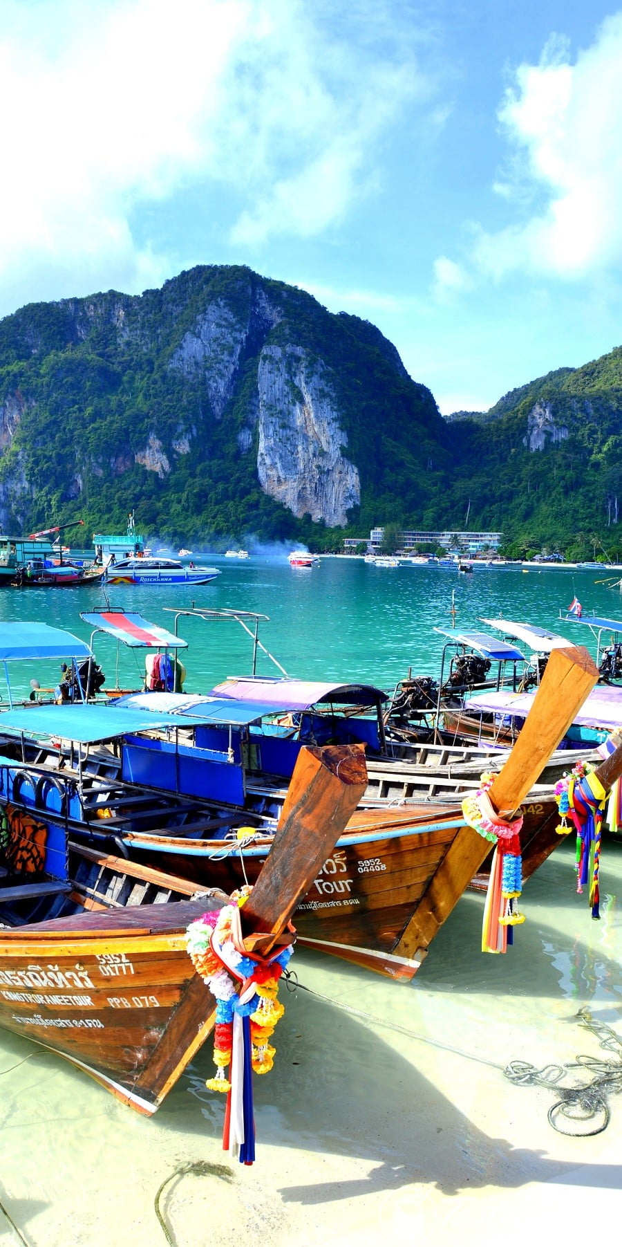 Boat dock in Phi Phi Island #Krabi #Thailand #travel