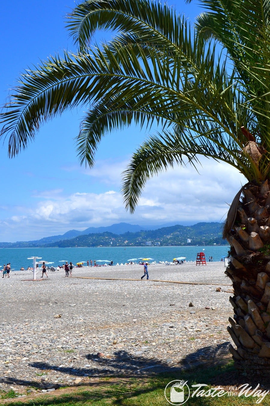 Beach in Batumi, Georgia in June #travel