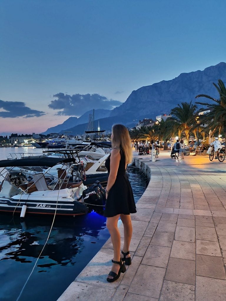 Evening in Makarska