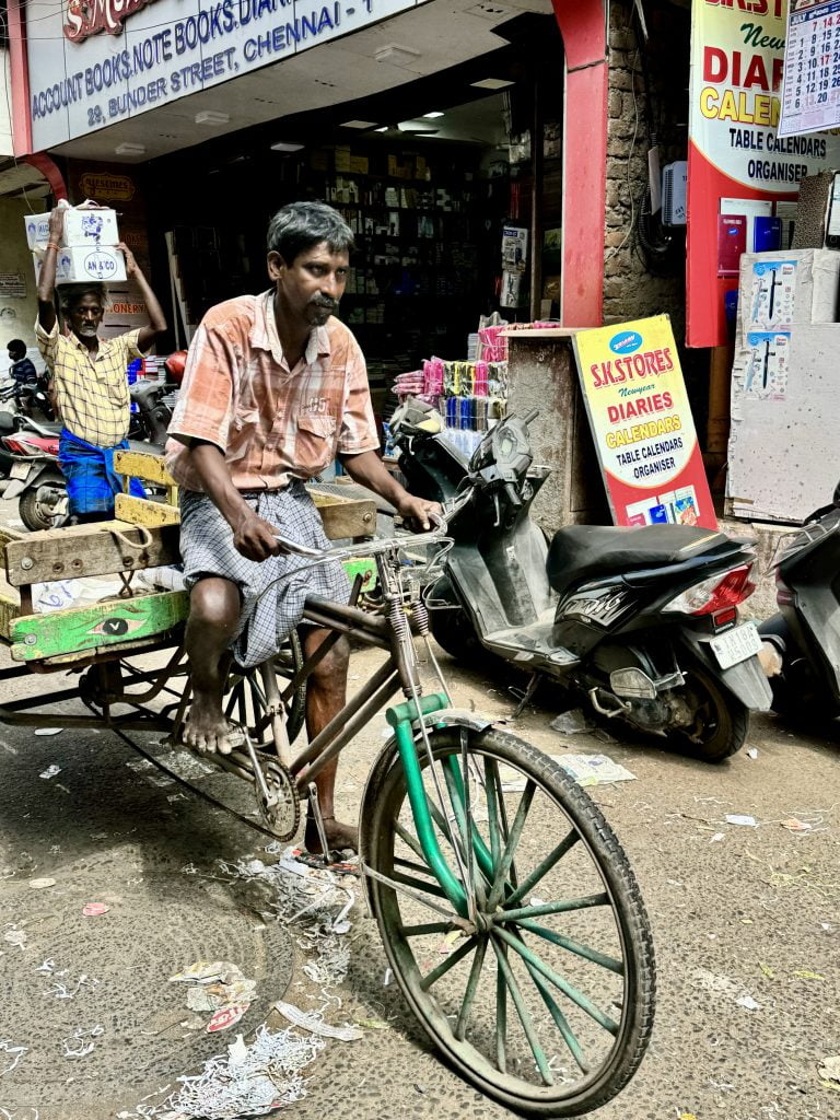 Man in Flower Bazar