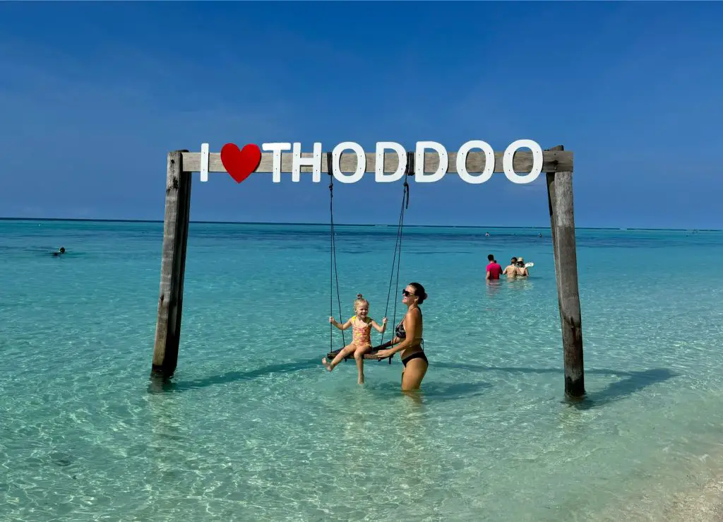 Beach in Thoddoo