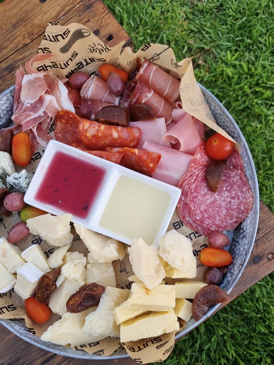 meat and cheese platter